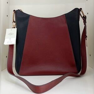 NWT Fossil Talia Hobo Key Brown Multi SHB2803914. MSRP $228